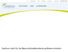 Tablet Screenshot of gedikom.de